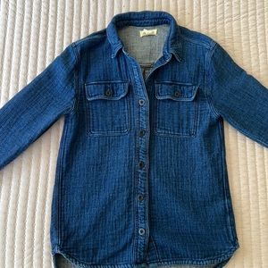 Madewell denim button up